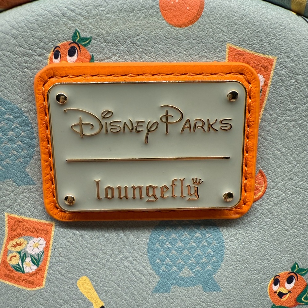 NEW Loungefly Disney Orange Bird Backpack EPCOT Flower Garden 2024 - Picture 4 of 6
